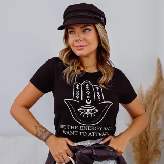 Blusa Feminina T-Shirt: Escolha Tamanho e Cor - Bordô