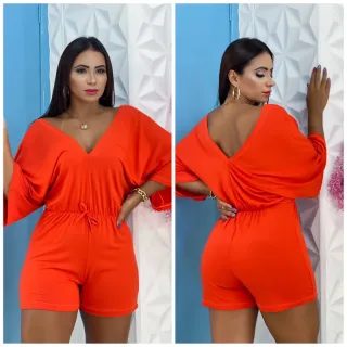 Moda Feminina Malha Romantic Macaquinho Casual Listrado Gola V Manga Flare - Bordo-branco