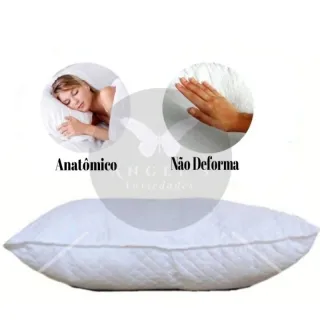 Manta Branco Matelado - Kit 2 Travesseiros Antialérgicos e Antiácaro - Único