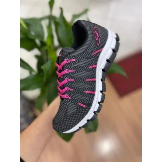 *OFERTA HOJE* Tênis masculino e feminino para academia, caminhada e corrida - PRETO/PINK