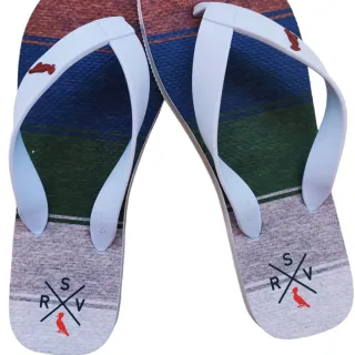 Promoção imperdível: Chinelos Masculinos Confortáveis de Dedo com Várias Estampas - amarelors