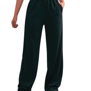 Moda Inverno: Calça Pantalona Feminina Cintura Alta - Envio Imediato - Verde Militar