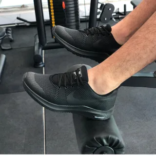 Masculino Fitness Academia Tênis Zoom - Preto/branco