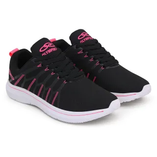 Caminhada Corrida Tênis Esportivo Leve Macio Confortável Feminino Masculino - Preto/branco