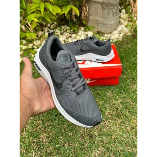 Masculino tênis esportivo confortável cinza preto NK ZOOM para caminhada academia dia a dia - Cinza preto