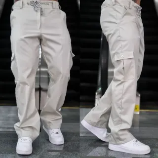 Fechamento Cordão Calça Cargo Street Wear Masculina