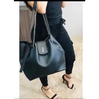 Promoção Carteira Moderna Luxosa + Bolsa Sacola S.l - Caramelo