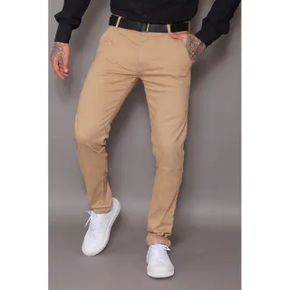 Masculina Alfaiataria Calça de - Sarja
