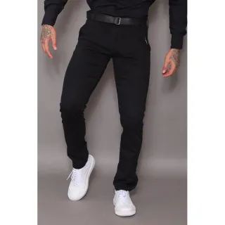 Masculina Alfaiataria Calça de - Sarja