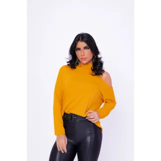 Moda Evangélica: Blusa Manga Longa Ciganinha Feminina SHOKER - Vermelho