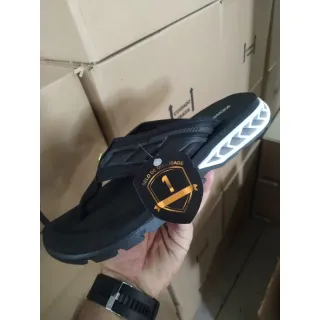 Promoção Kenner: Sandália Masculina Lançamento 2023 - FORCE PRETO OURO