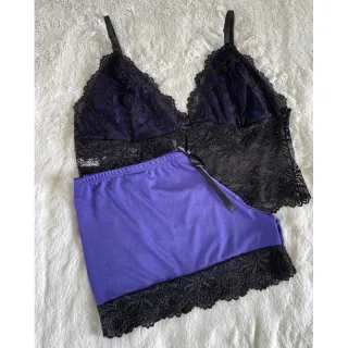 Confortável Baby Doll Plus Size Toper Pijama - Frozen-Rosa