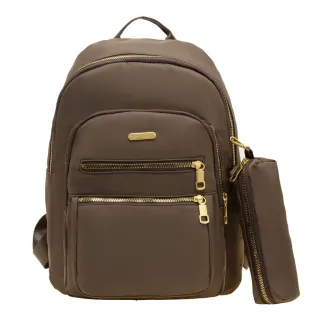 Mochila Grande Capacidade Feminina Com Estojo Universitário - vermelho  com estojo