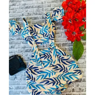 Conjunto Salopete Feminino Com Short Saia Bojo S01 - Estampa04