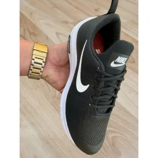 Masculino tênis esportivo confortável cinza preto NK ZOOM para caminhada academia dia a dia - Cinza preto