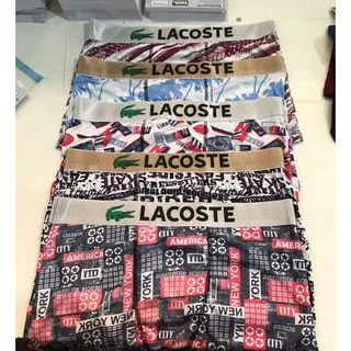 PROMOÇÃO Kit 10 Cuecas Boxer Lacoste - M
