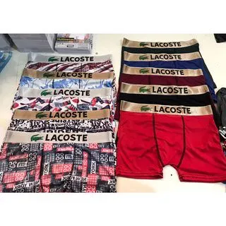 PROMOÇÃO Kit 10 Cuecas Boxer Lacoste - M