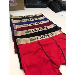 PROMOÇÃO Kit 10 Cuecas Boxer Lacoste - M