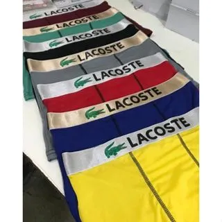PROMOÇÃO Kit 10 Cuecas Boxer Lacoste - M