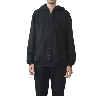 Promoção Moletom Unisexx Preto - Blusa Canguru e Zíper Quentinho em Algodão - C/ Zíper