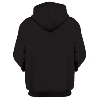 Promoção Moletom Unisexx Preto - Blusa Canguru e Zíper Quentinho em Algodão - C/ Zíper