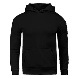 Promoção Moletom Unisexx Preto - Blusa Canguru e Zíper Quentinho em Algodão - C/ Zíper