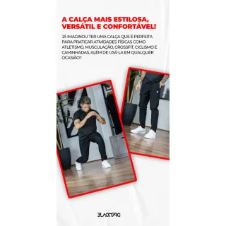 Calça Esportiva Fit Elast Preto - Targ - P