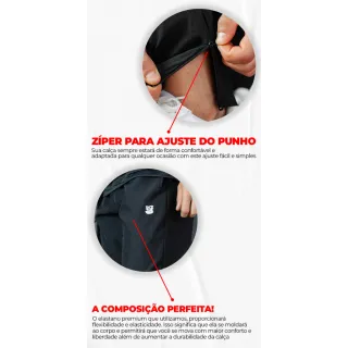 Calça Esportiva Fit Elast Preto - Targ - P