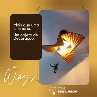 Pendente Retrô Rústico de Madeira Maciça 3 em 1 - Lançamento - Único