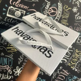 Envio Rápido Chinelo Havaianas Quadrada Japonesa EVA Super Leve Confortável - HVNS Rosa