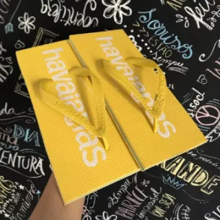 Envio Rápido Chinelo Havaianas Quadrada Japonesa EVA Super Leve Confortável - HVNS Rosa