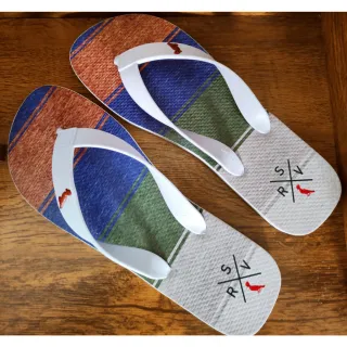 Promoção imperdível: Chinelos Masculinos Confortáveis de Dedo com Várias Estampas - amarelors