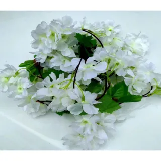 Pacotes mais favoráveis: Corrente simulada de flor de cerejeira 240CM - Pink