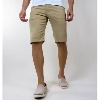 Brim Sarja Bermuda Esporte Fino Masculina - Modelo com Bolso Embutido - Vinho