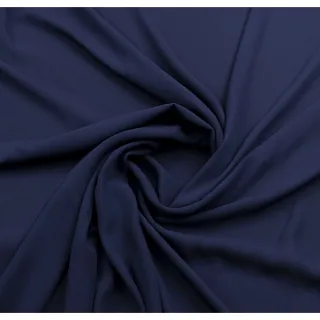 Moda Evangélica Gospel - Vestido Salopete Jardineira Rodado - Azul Marinho