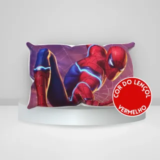 Lençol Infantil Solteiro 2 Peças para Meninos e Meninas - Homem Aranha
