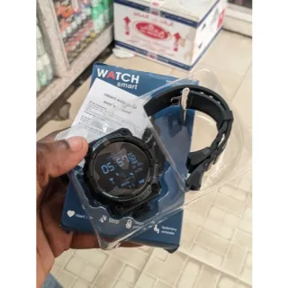 Relógio inteligente redondo atualizado - Smartwatch - D20 Azul