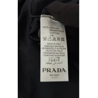 Camiseta Masculina Prada Premium Algodão Fio 30.1 - Estampa Exclusiva na Gola - P