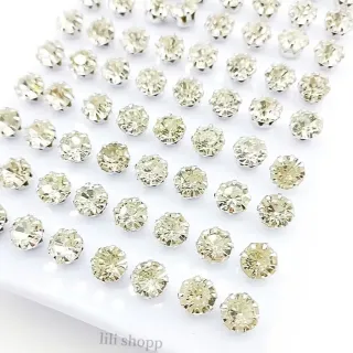 Atacado Kit 36 pares de Brinco ponto de luz Zirônia 8mm - 36pares  Colorido