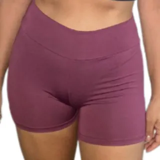 Ótima Qualidade Shorts Legging de Suplex Fitness Bermuda Feminina - Preto