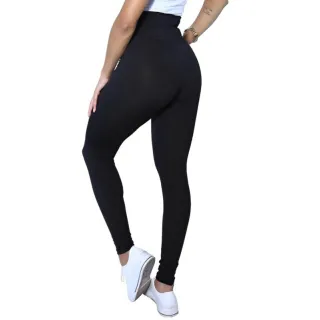 Legging Feminina Inverno Grossa Peluciada Flanelada Forrada - Cinza