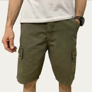 Bolsos Bermuda Cargo Masculina Coloridas 6 - Jeans Cargo 6 Bolsos