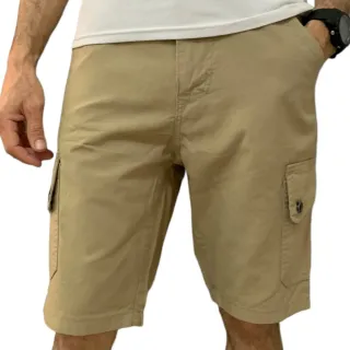 Bolsos Bermuda Cargo Masculina Coloridas 6 - Jeans Cargo 6 Bolsos