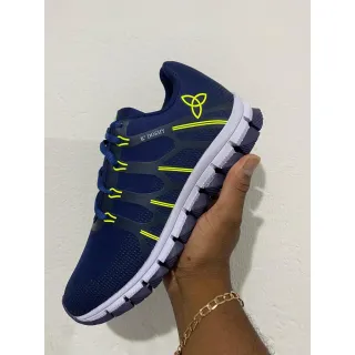 Envio rápido - Tênis Feminino e Masculino para Caminhada na Academia - preto vermelho