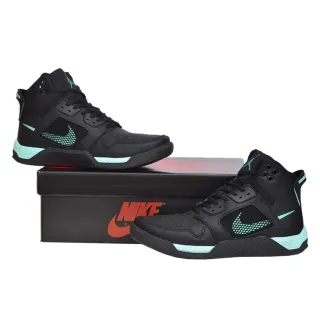 Bota esportiva feminina cano alto Nk - Confortável e resistente - Branco Menta Lavanda