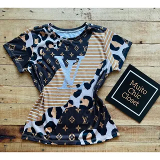 Marcas Camiseta Feminina T-Shirt (36 ao 50) - Modelo 3