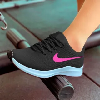 Caminhada Academia Tênis Feminino Zoom - Raryel - Preto Preto