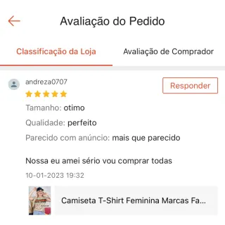 Marcas Camiseta Feminina T-Shirt (36 ao 50) - Modelo 3