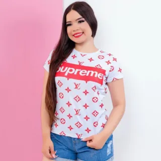 Marcas Camiseta Feminina T-Shirt (36 ao 50) - Modelo 3