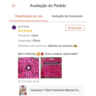 Marcas Camiseta Feminina T-Shirt (36 ao 50) - Modelo 3